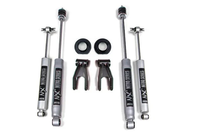0.75 Inch Lift Kit Jeep Cherokee Xj 84-01 With Fox Shocks Bds Suspension 1