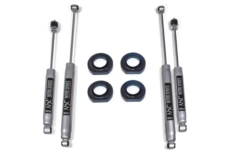 0.75 Inch Lift Kit Jeep Grand Cherokee Zj 93-98 With Nx2 Shocks Bds Suspension 1