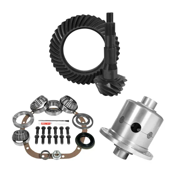 10.5 Inch Ford 3.73 Rear Ring And Pinion Install Kit 35 Spline Positraction With Np761271 / Np998236 Usa Standard 1