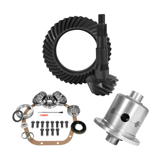 10.5 Inch Ford 4.56 Rear Ring And Pinion Install Kit 35 Spline Positraction Yukon Gear & Axle 1