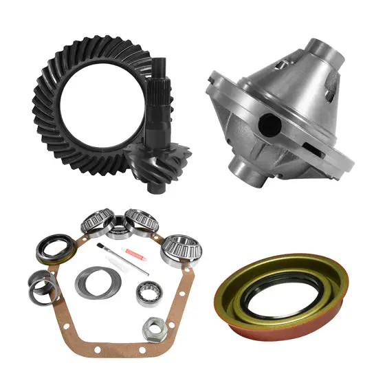 10.5 Inch Gm 14 Bolt 5.13 Rear Ring And Pinion Install Kit 30 Spline Positraction Yukon Gear & Axle 1
