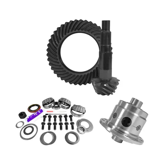 11.25 Inch Dana 80 4.11 Rear Ring And Pinion Install Kit 35 Spline Positraction 4.125 Inch Brg Yukon Gear & Axle 1