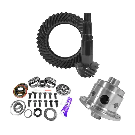 11.25 Inch Dana 80 4.88 Rear Ring And Pinion Install Kit 35 Spline Positraction 4.375 Inch Brg Yukon Gear & Axle 1