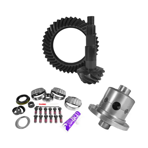 11.5 Inch Aam 3.73 Rear Ring And Pinion Install Kit Positraction 4.375 Inch Od Pinion Bearing Yukon Gear & Axle 1