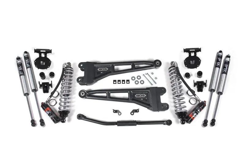 2.5 Inch Lift Kit W/ Radius Arm Coil-Over Conversion Ford F250/F350 Super Duty 11-16 4Wd Diesel No Block Fox 2.5 Performance Elite 1