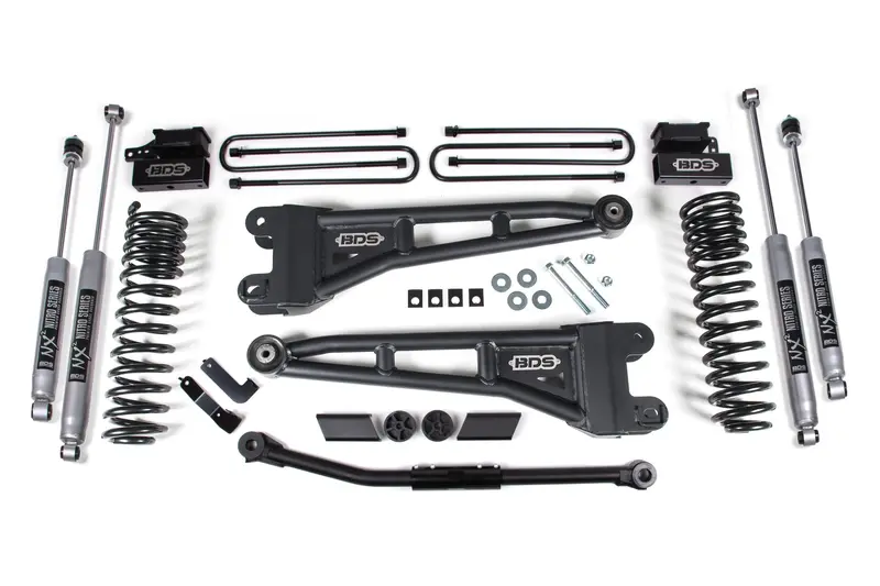 2.5 Inch Lift Kit W/ Radius Arm Ford F450 Super Duty 20-22 4Wd Diesel & Gas Fox 2.0 Performance Shocks 1