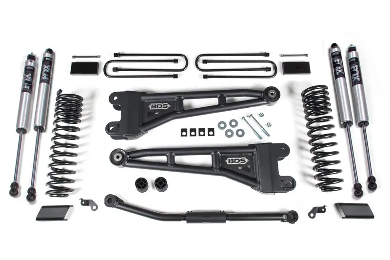 2.5 Inch Lift Kit W/ Radius Arm Ford F450 Super Duty 23-24 W/ Fox 2.0 Performance Shocks 1