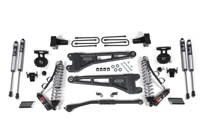 2.5 Inch Lift Kit W/ Radius Arm Fox 2.5 Performance Elite Coil-Over Conversion Ford F250/F350 Super Duty 17-19 4Wd Diesel 1