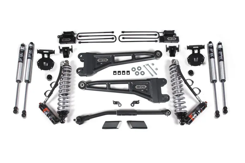 2.5 Inch Lift Kit W/ Radius Arm Fox 2.5 Performance Elite Coil-Over Conversion Ford F450 Super Duty 20-22 4Wd 1