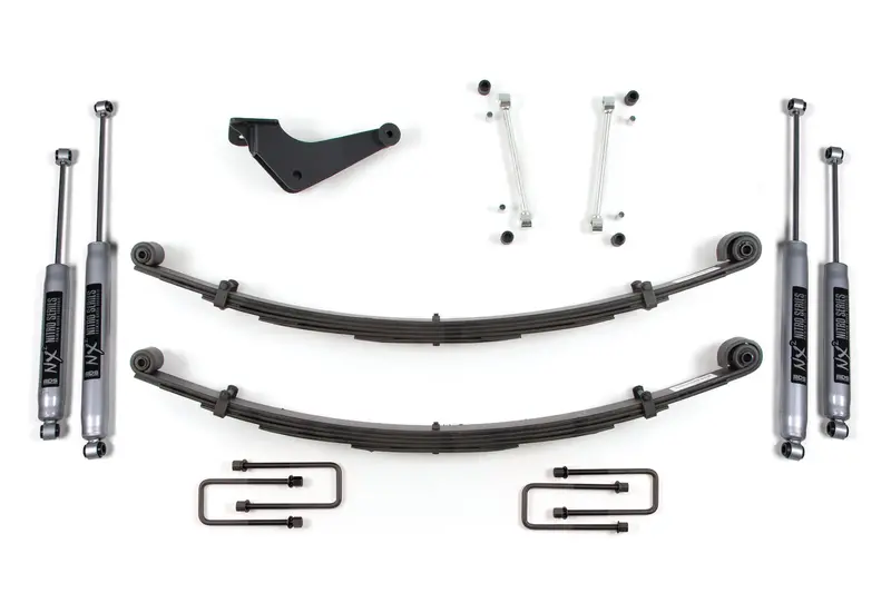 2 Inch Leveling Kit Ford F250/F350 Super Duty 99-04 4Wd Radius Front U Bolt Fox 2.0 Performance Shocks 1