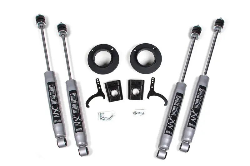 2 Inch Leveling Kit Ram 2500 W/ Rear Air Ride 14-24 4Wd W/ Fox 2.0 Performance Shocks 1