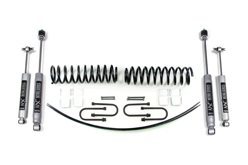 2 Inch Lift Kit Jeep Cherokee Xj 84-01 Chrysler 8.25 Rear Axle Fox 2.0 Performance Shocks 1
