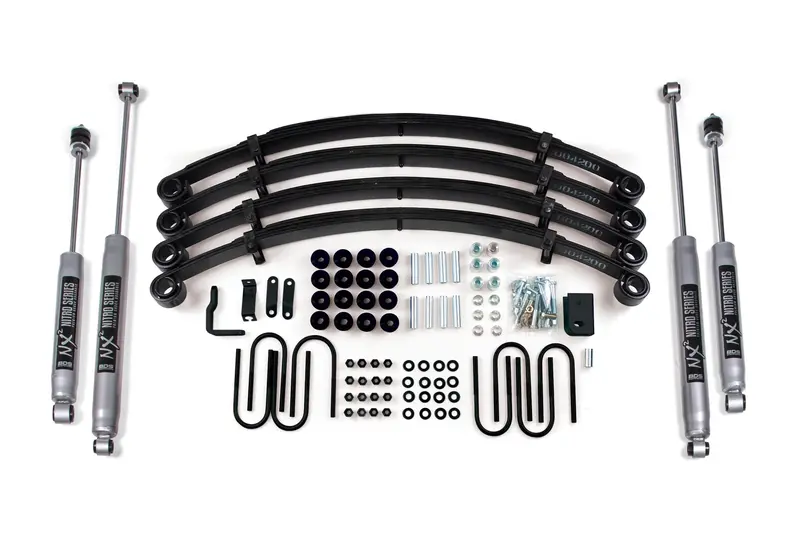 2 Inch Lift Kit Jeep Wrangler Yj 87-95 Nx2 Nitro Shocks 1