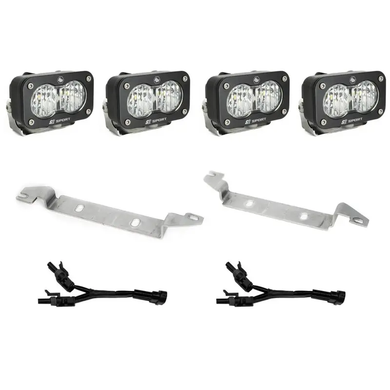 2024-Present Toyota Tacoma S2 Sport Oem Fog Light Replacement Kit Baja Designs 1