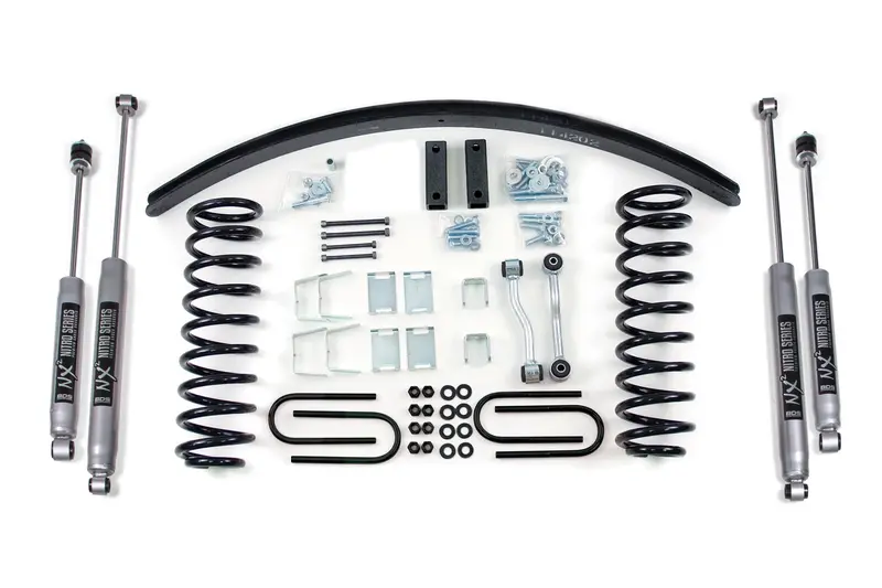 3 Inch Lift Kit Jeep Cherokee Xj 84-01 Chrysler 8.25 Leaf Springs Fox 2.0 Performance 1