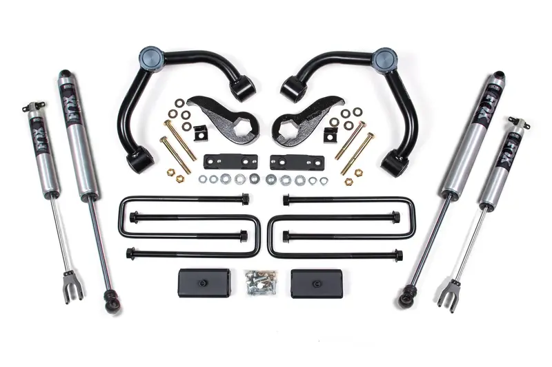 3 Inch Lift Kit Silverado/Sierra 2500Hd/3500Hd 20-24 3 Inch Block Kit With Overload Fox 2.0 Performance Shocks 1