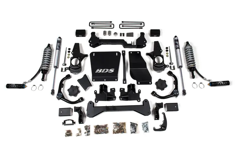 4.5 Inch Lift Kit Fox 2.5 Coil-Over Conversion Silverado/Sierra 2500Hd/3500Hd 01-10 Diesel Fox 2.5 Performance Shocks 1