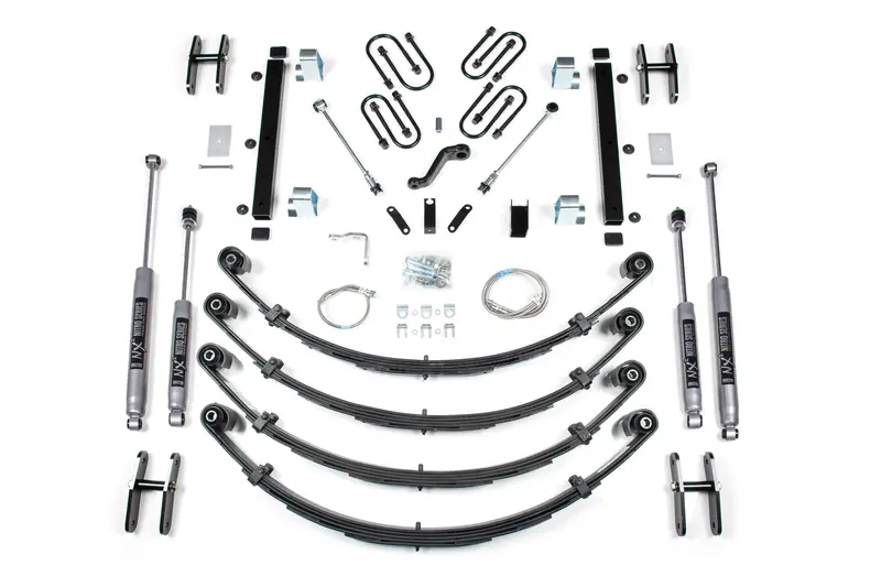 4.5 Inch Lift Kit Jeep Wrangler Yj 87-95 Heavy Duty Leaf Spring Nx2 Nitro 1