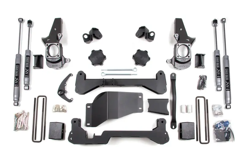 4.5 Inch Lift Kit Silverado/Sierra 2500Hd/3500 01-10 Srw 4Wd Standard Knuckle Nx2 Nitro 1