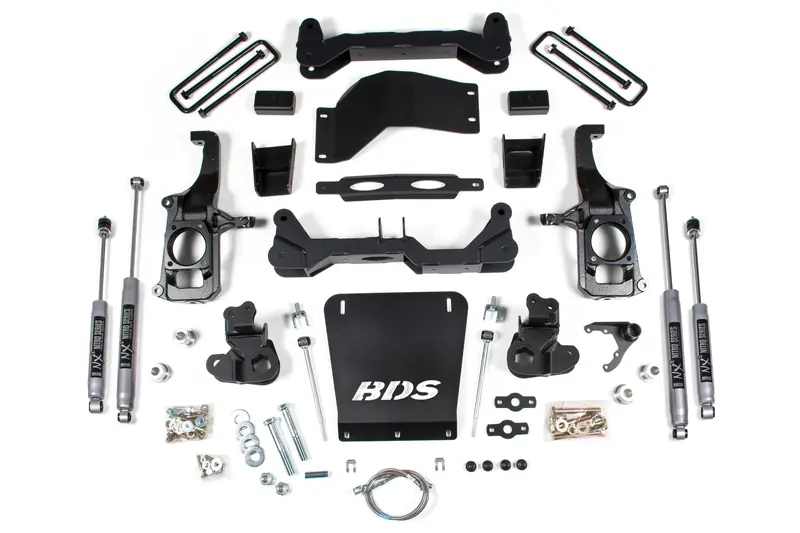 4.5 Inch Lift Kit Silverado/Sierra 2500Hd/3500Hd 11-19 2 Inch Block With Overload Nx2 Nitro 1