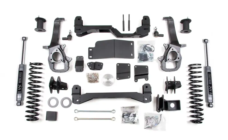 4 Inch Lift Kit Dodge Ram 1500 09-11 4Wd 3 Inch Coil Springs Fox 2.0 Performance 1