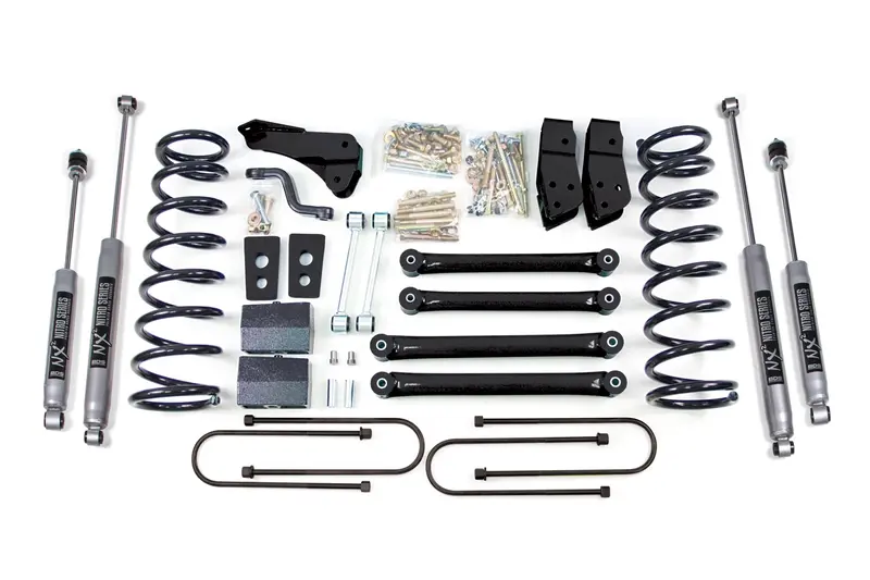 4 Inch Lift Kit Dodge Ram 2500 Power Wagon 05-07 4Wd 4 Inch Block 3.5 Inch Axle Fox 2.0 Performance Shocks 1