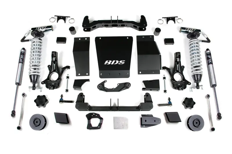 4 Inch Lift Kit Fox 2.5 Coil-Over Chevy/Gmc Suburban Tahoe Yukon/Xl 1500 15-19 4Wd Cast Steel Fox 2.5 Performance Shocks 1