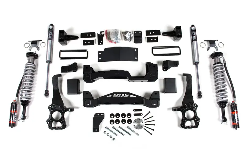 4 Inch Lift Kit Fox 2.5 Performance Elite Coil-Over Ford F150 15-20 4Wd 1