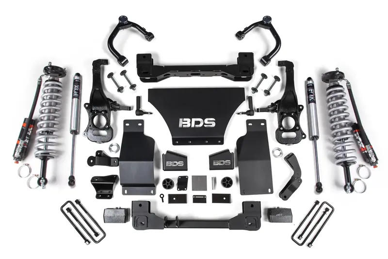 4 Inch Lift Kit Fox 2.5 Performance Elite Coil-Over Silverado/Sierra 1500 19-24 4Wd Gas Fox 2.0 Performance Shocks 1