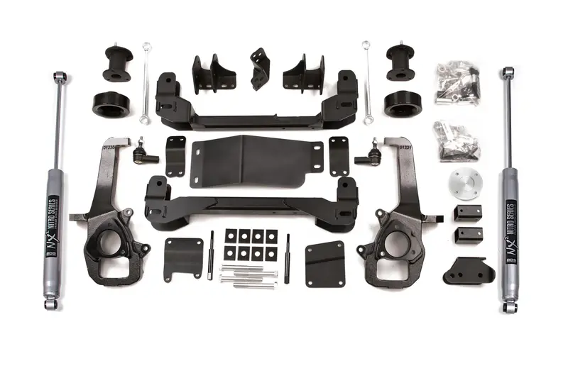 4 Inch Lift Kit Ram 1500 13-18 4Wd 3 Inch Coil Spring Fox 2.0 Performance 1