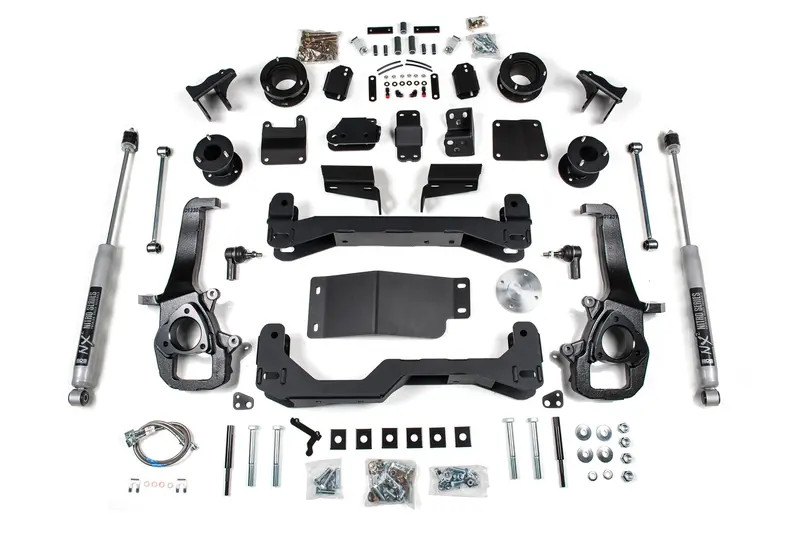 4 Inch Lift Kit Ram 1500 W/ Air Ride 19-24 4Wd Large Bore Fox 2.0 Performance Shocks 1