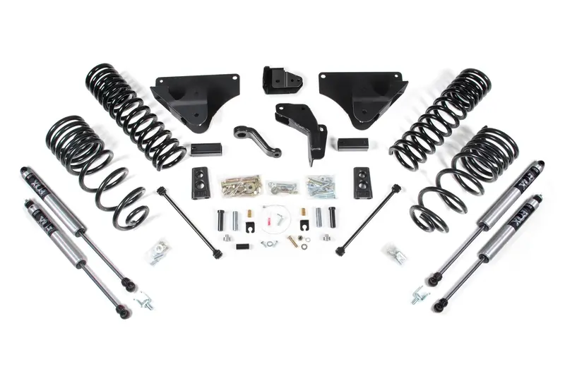 4 Inch Lift Kit Ram 2500 14-18 4Wd Gas Rear Lift Coil Springs Fox 2.0 Performance Shocks 1