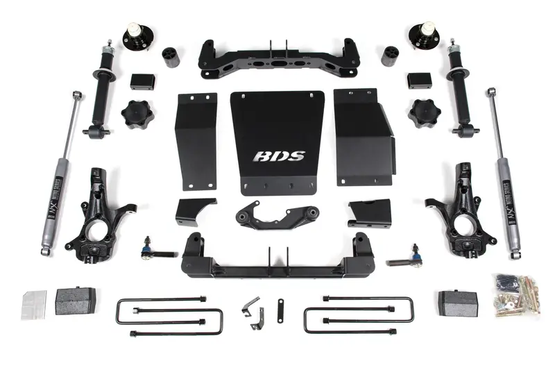 4 Inch Lift Kit Silverado/Sierra 1500 14-18 4Wd Leaf Springs Aluminum / Stamped Steel Control Arms Nx2 Nitro 1