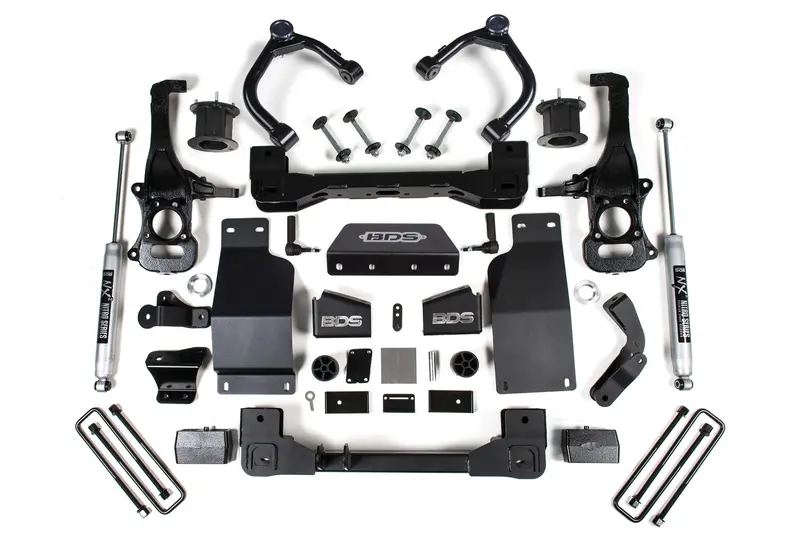4 Inch Lift Kit Silverado/Sierra 1500 19-24 4Wd Diesel Fox 2.0 Performance 1