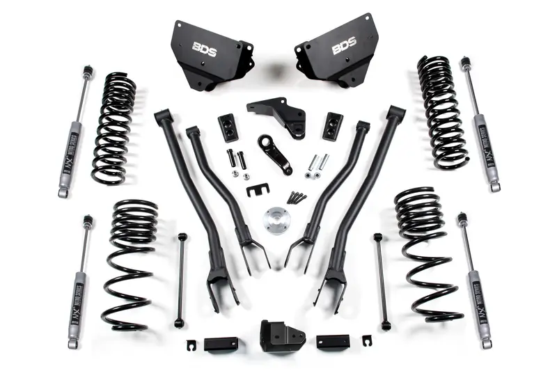 4 Inch Lift Kit W/ 4-Link Ram 2500 14-18 4Wd Diesel Nx2 Nitro Shocks 1