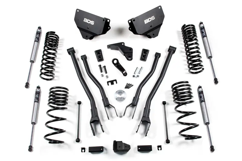 4 Inch Lift Kit W/ 4-Link Ram 2500 14-18 4Wd Gas Fox 2.0 Performance Shock 1
