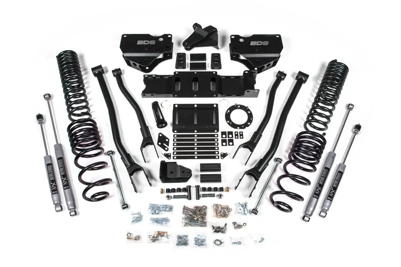 4 Inch Lift Kit W/ 4-Link Ram 2500 19-24 4Wd Gas Nx2 Nitro Shocks 1