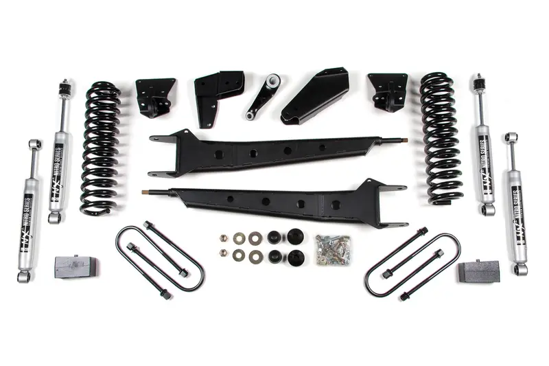 4 Inch Lift Kit W/ Radius Arm Ford F150/Bronco 80-96 4Wd Block Kit And Add A Leaf Nx2 Nitro 1