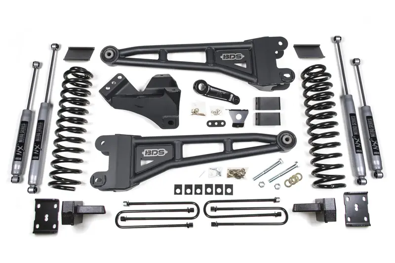 4 Inch Lift Kit W/ Radius Arm Ford F250/F350 Super Duty 11-16 4Wd Gas 4 Inch Block Nx2 Nitro Shocks 1