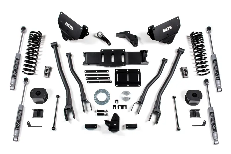 5.5 Inch Lift Kit Ram 2500 W/ Rear Air Ride 14-18 4Wd Gas Fox 2.0 Performance Shocks 1
