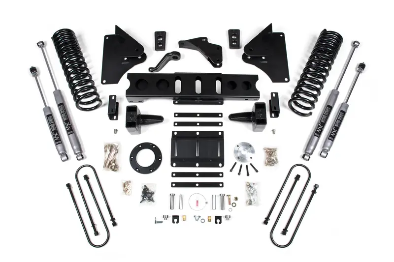 5.5 Inch Lift Kit Ram 3500 13-18 4Wd Gas 5 Inch Block Nx2 Nitro Shocks 1