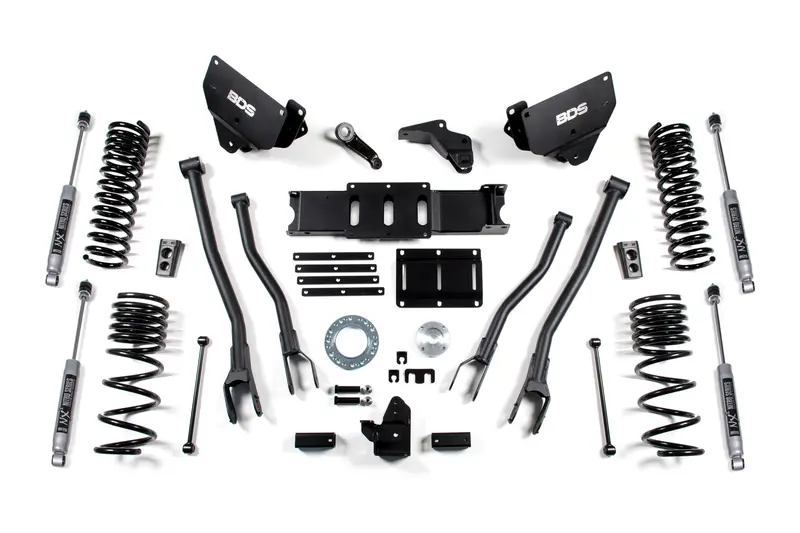 5.5 Inch Lift Kit W/ 4-Link Ram 2500 14-18 4Wd Gas Nx2 Nitro Shocks 1
