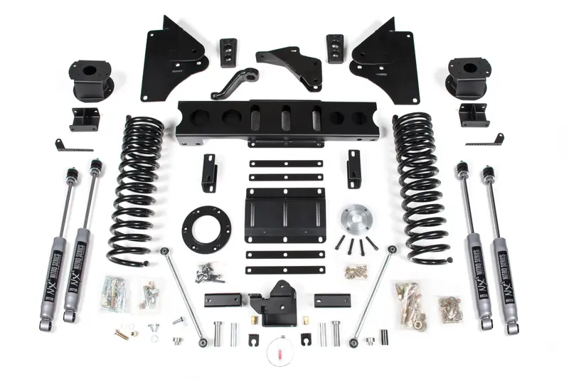 5.5 Inch Lift Kit W/ 4-Link Ram 2500 W/ Rear Air Ride 14-18 4Wd Gas Fox 2.0 Performance Shocks 1