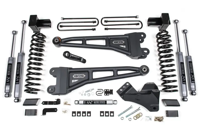 5 Inch Lift Kit W/ Radius Arm Ford F250/F350 Super Duty 23-24 4Wd Gas 5 Inch Block With 2 Leaf Main Nx2 Nitro 1