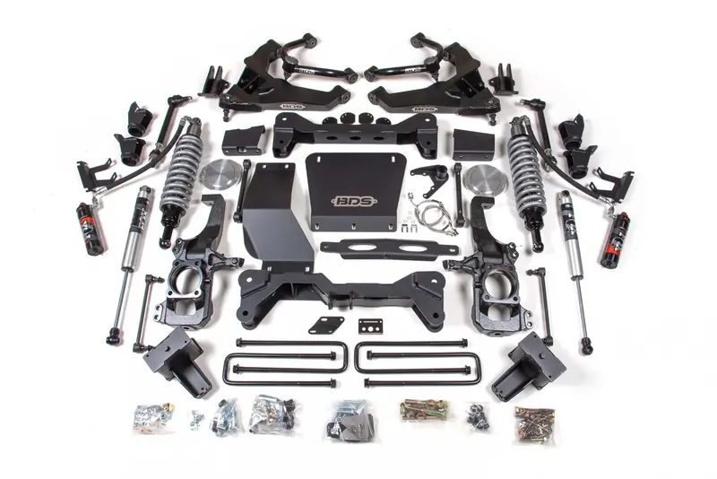 6.5 Inch Lift Kit Fox 2.5 Coil-Over Conversion Silverado/Sierra 2500Hd/3500Hd 20-24 Diesel Block Kit With Factory Overload Fox 2.0 Performance 1