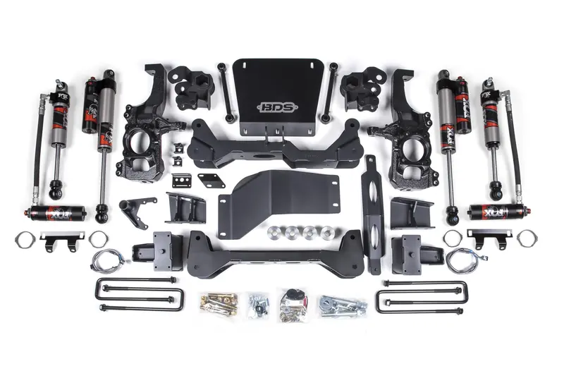 6.5 Inch Lift Kit Fox Performance Elite Silverado/Sierra 2500Hd/3500Hd 20-24 4Wd 6 Inch Block Kit With Overload 1