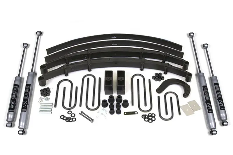 6 Inch Lift Kit Chevy/Gmc 1/2 Ton Truck/Suv 73-76 4Wd Leaf Springs Nx2 Nitro Shocks 1