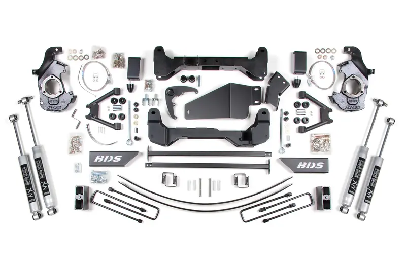 6 Inch Lift Kit Chevy/Gmc Suburban Tahoe Yukon 1500 92-98 Nx2 Nitro Shocks 1