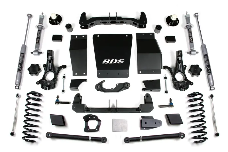 6 Inch Lift Kit Chevy/Gmc Suburban Tahoe Yukon/Xl 1500 15-19 4Wd Aluminum / Stamped Steel Fox 2.0 Performance 1