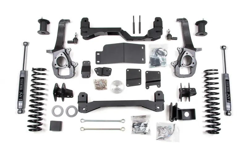 6 Inch Lift Kit Dodge Ram 1500 09-11 4Wd 5 Inch Coil Springs Fox 2.0 Performance 1